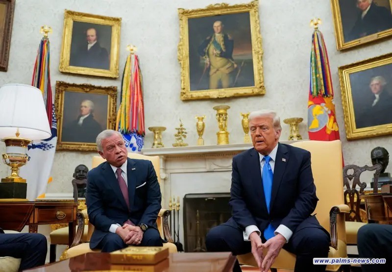 العاهل الأردني لترامب: عليَّ أن أعملَ ما فيه مصلحة بلدي